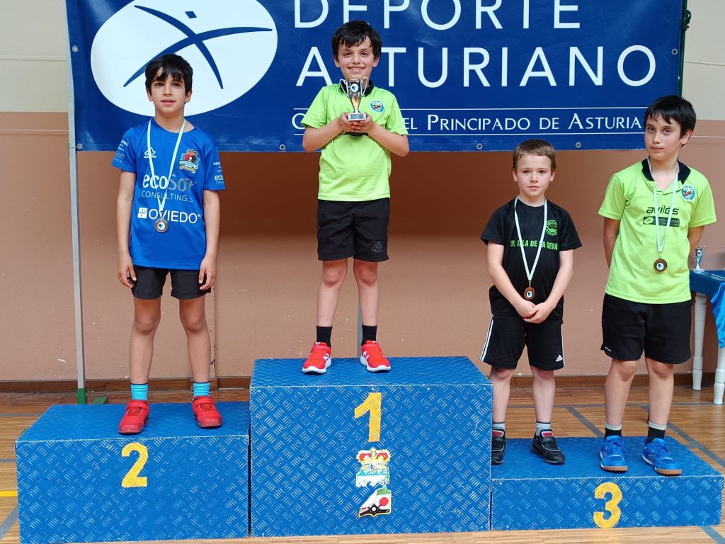 Álvaro Mira, ganador prebenjamín masculino