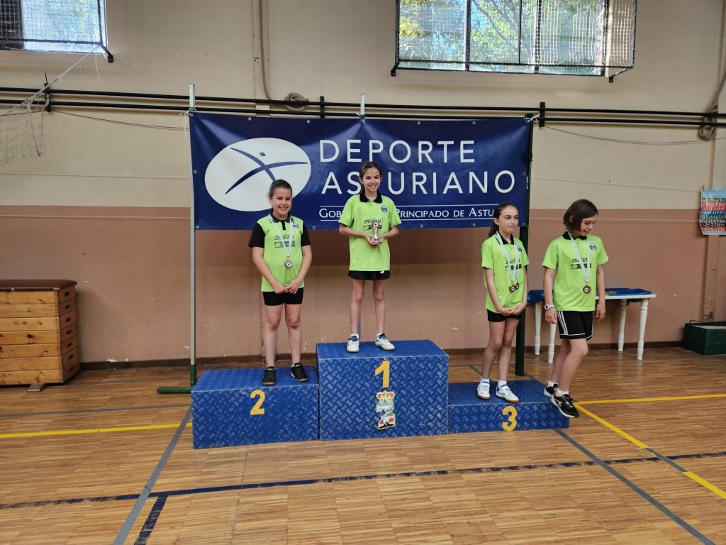 María Uría, ganadora benjamín femenino