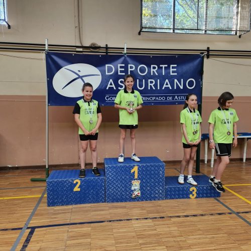 María Uría, ganadora benjamín femenino
