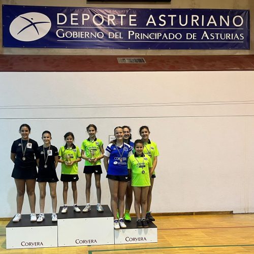 Campeonato Asturias infantil dobles femeninos
