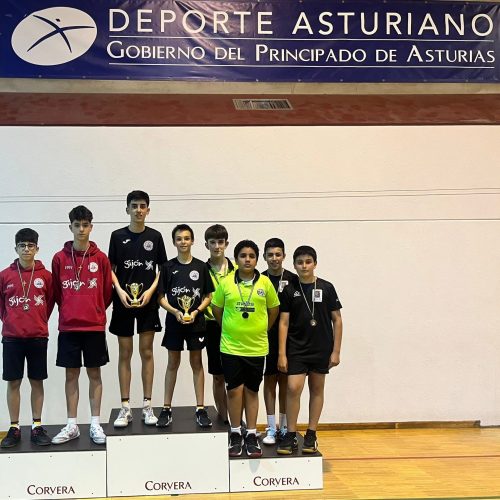 Campeonato Asturias infantil dobles masculinos