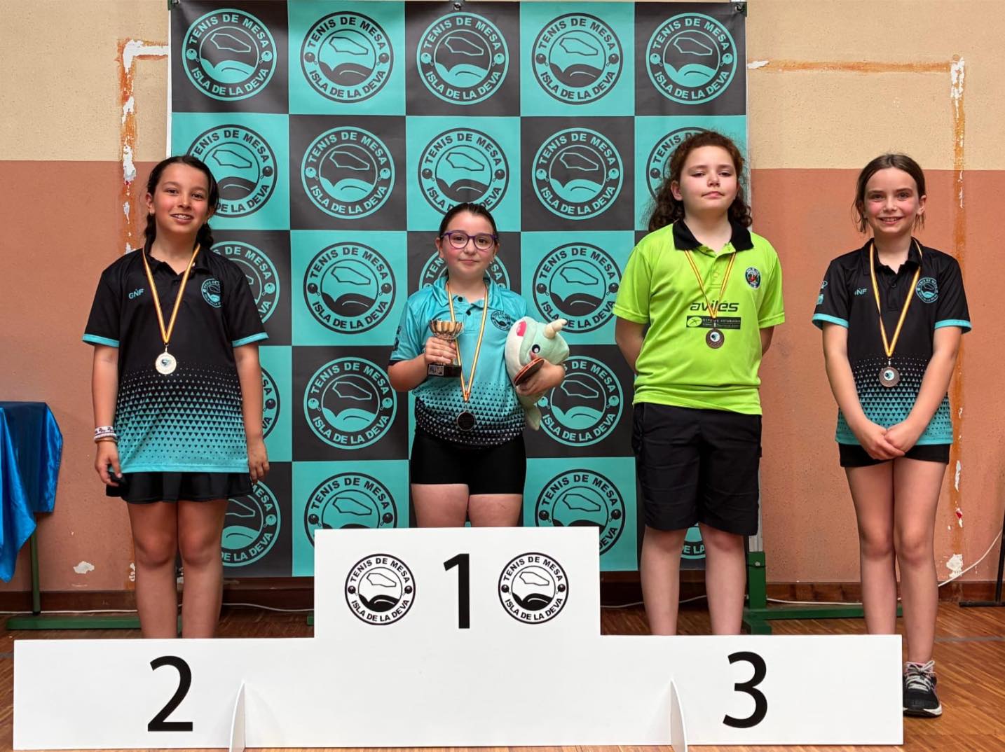 Campeonato de Asturias de tenis de mesa Benjamín Femenino