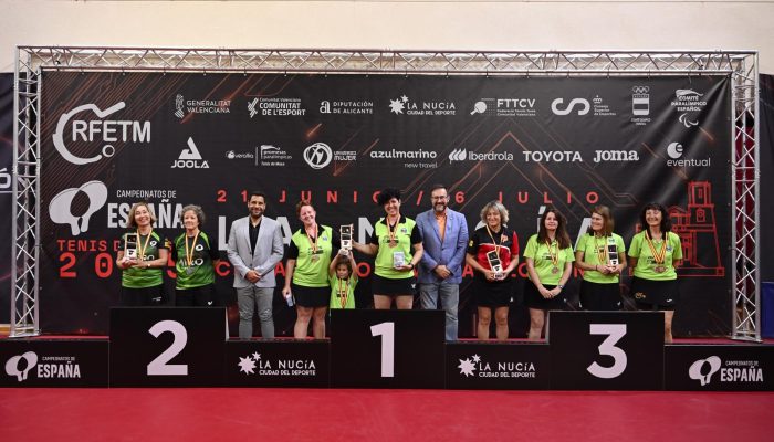 Equipos veteranos femeninos